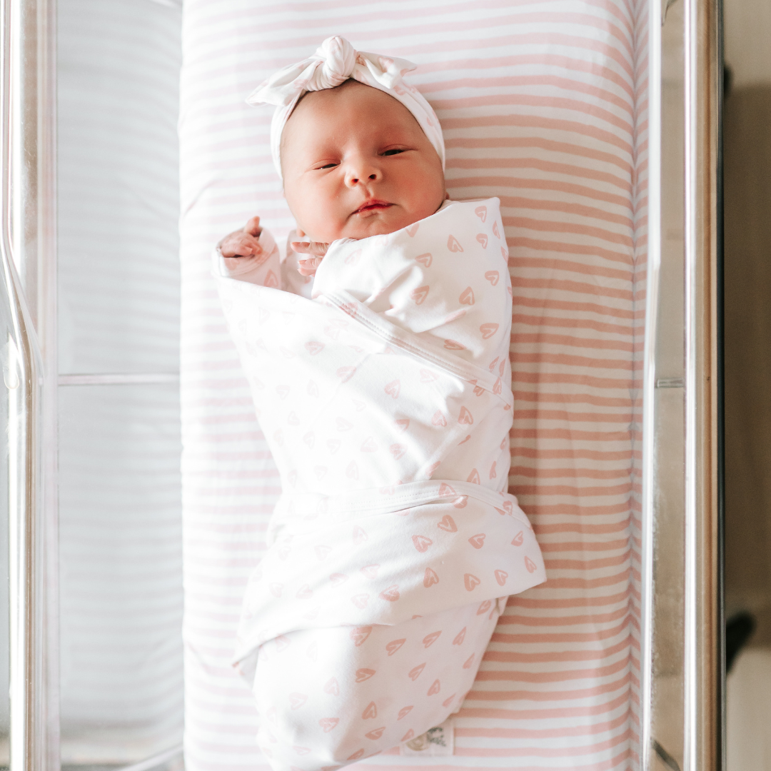 Forever Mine, Blush - Bamboo Newborn Nest