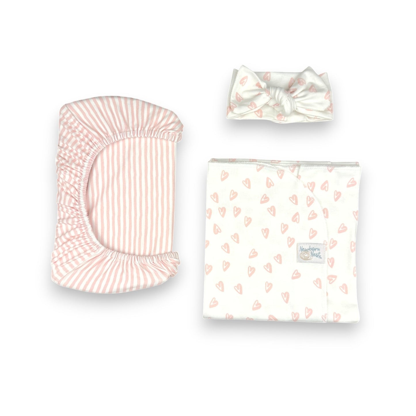 Forever Mine, Blush - Bamboo Newborn Nest