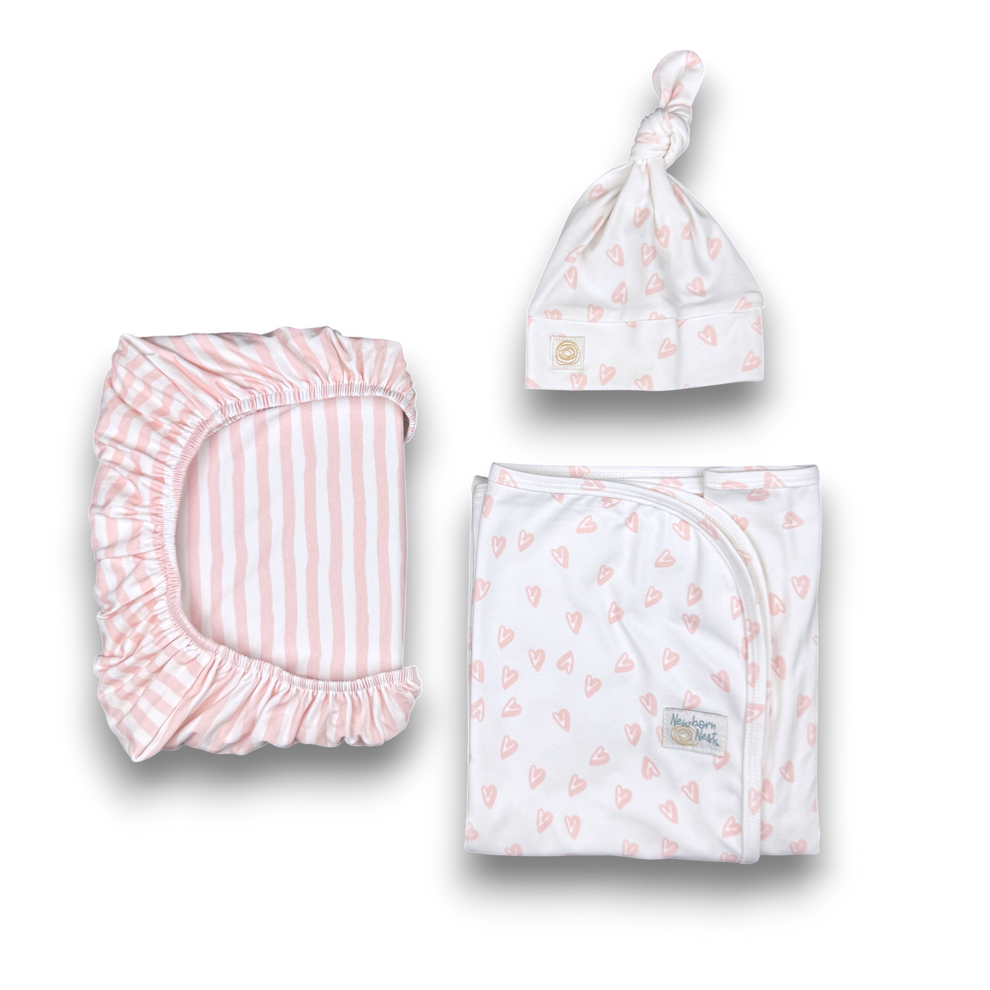 Forever Mine, Blush - Bamboo Newborn Nest