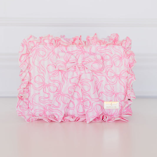 Quilted Coquette XL Pouch