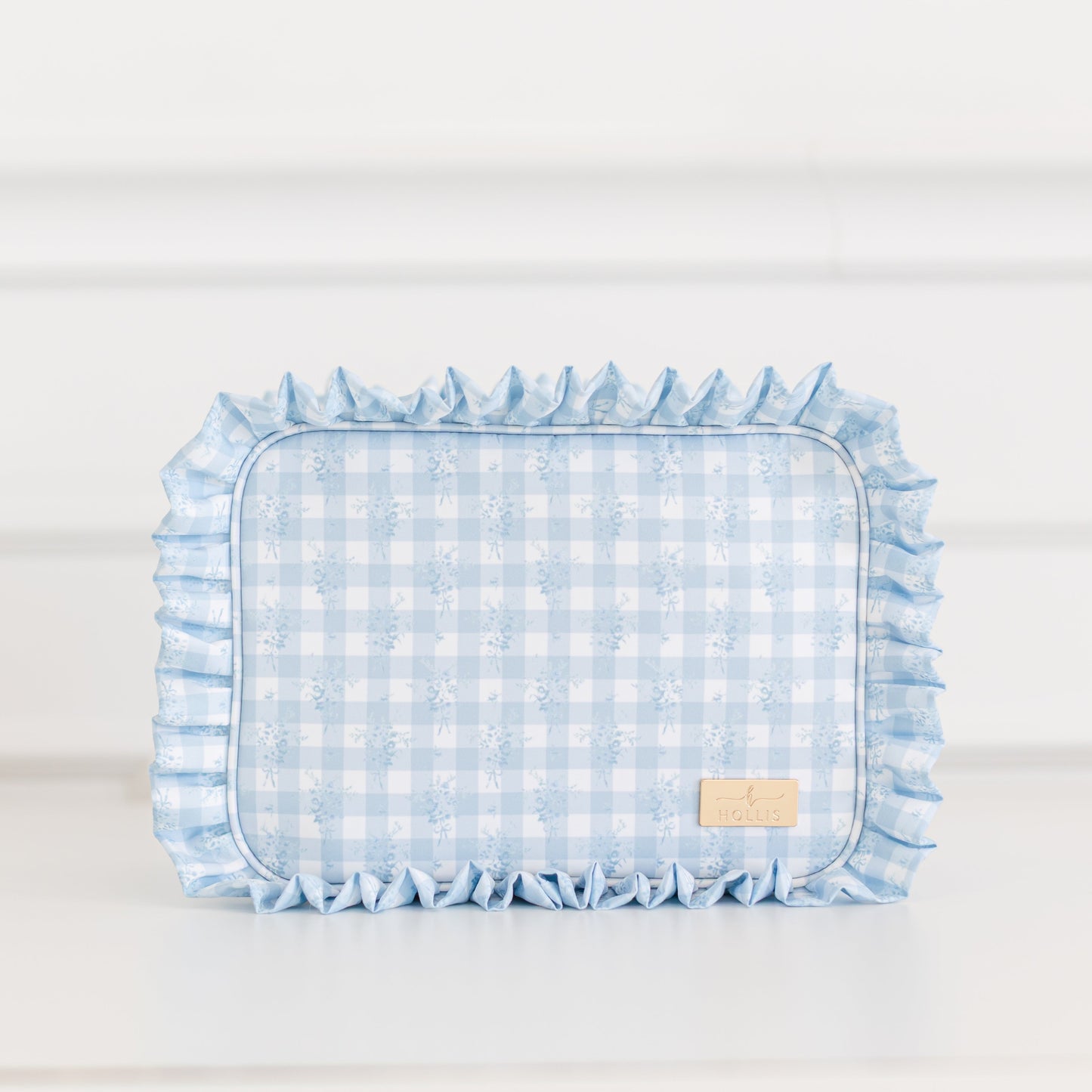 Ruffled Nylon XL Pouch