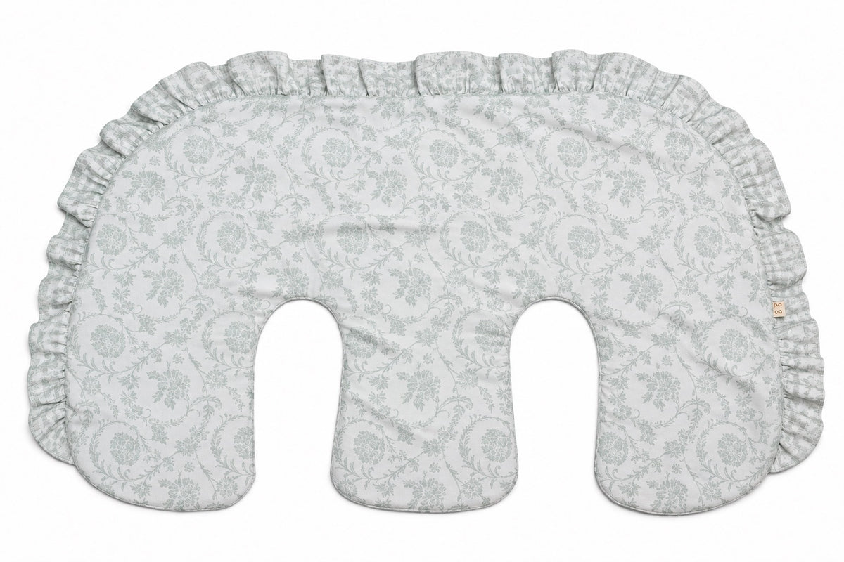 Ruffle Twins Nursing Pillow Cover