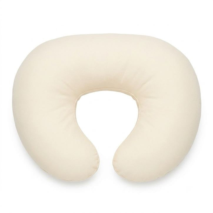 Cream Ruffle Nursing Pillow Cover