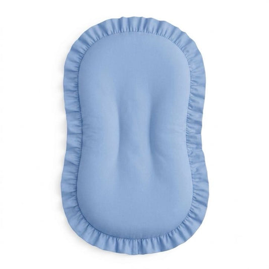 Blue Ruffle Baby Lounger Cover