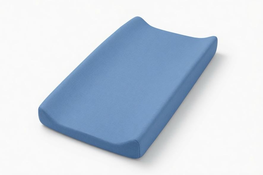 Blue Changing Pad Cover