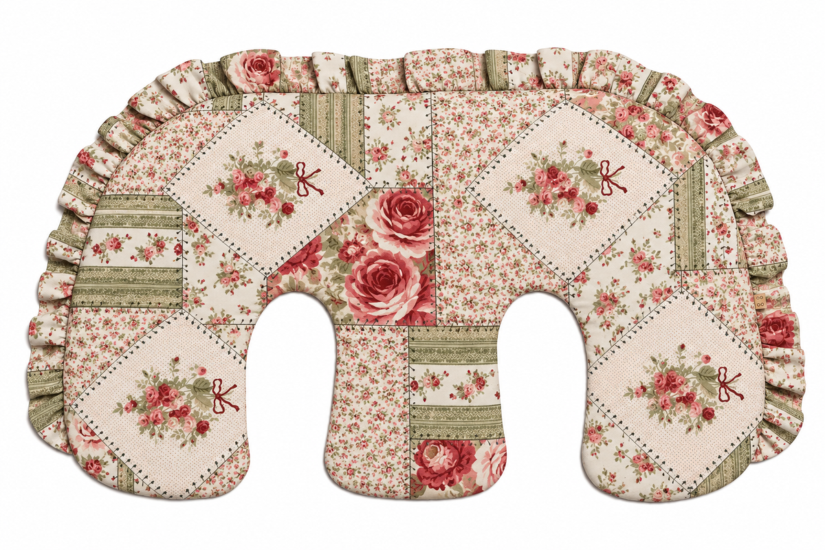 Ruffle Twins Nursing Pillow Cover