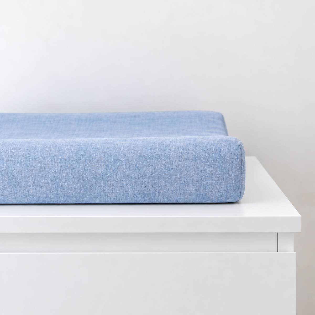 Light Denim Changing Pad Cover