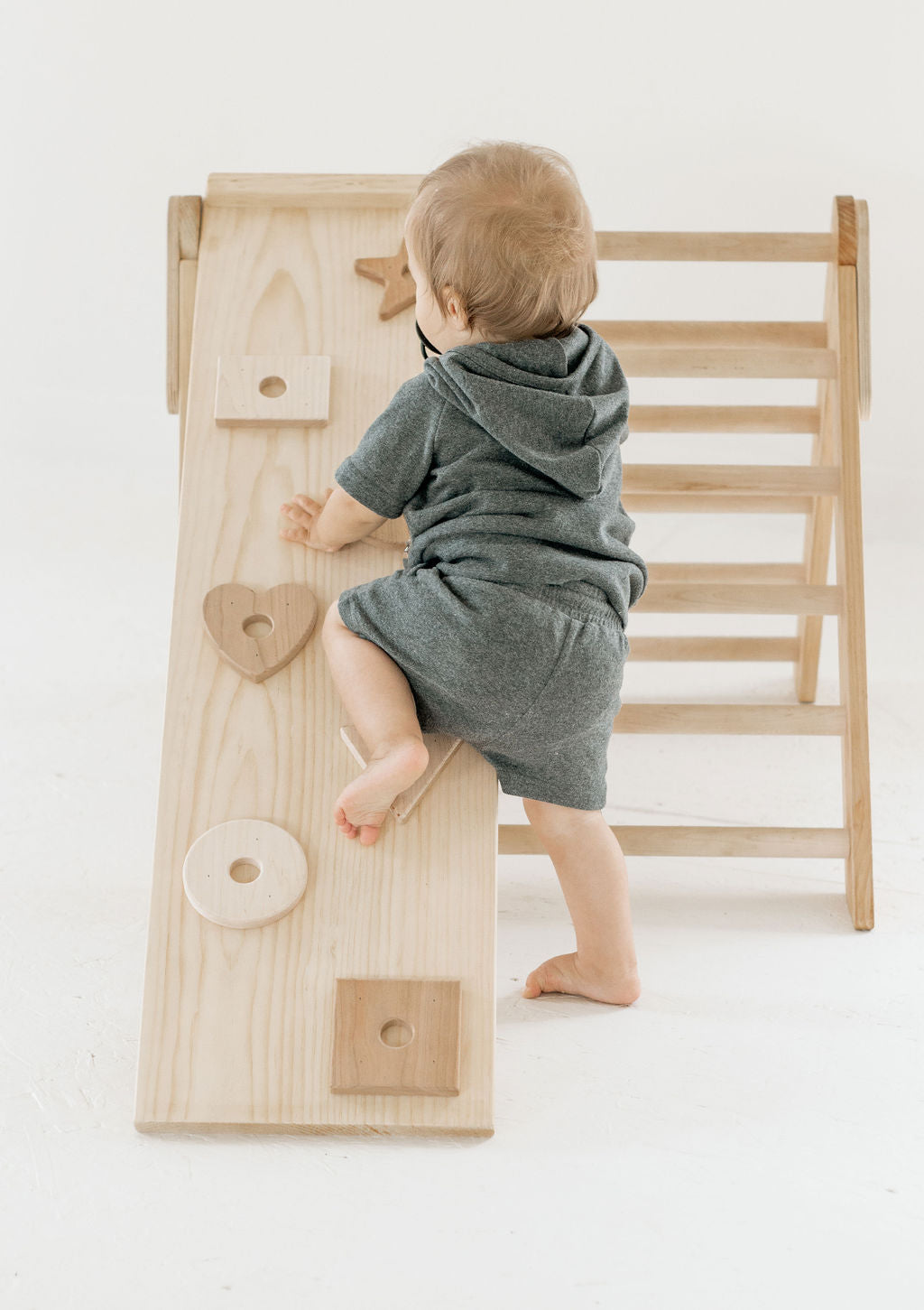 DICOUNTED/FLAWED Small Wooden climbing triangle