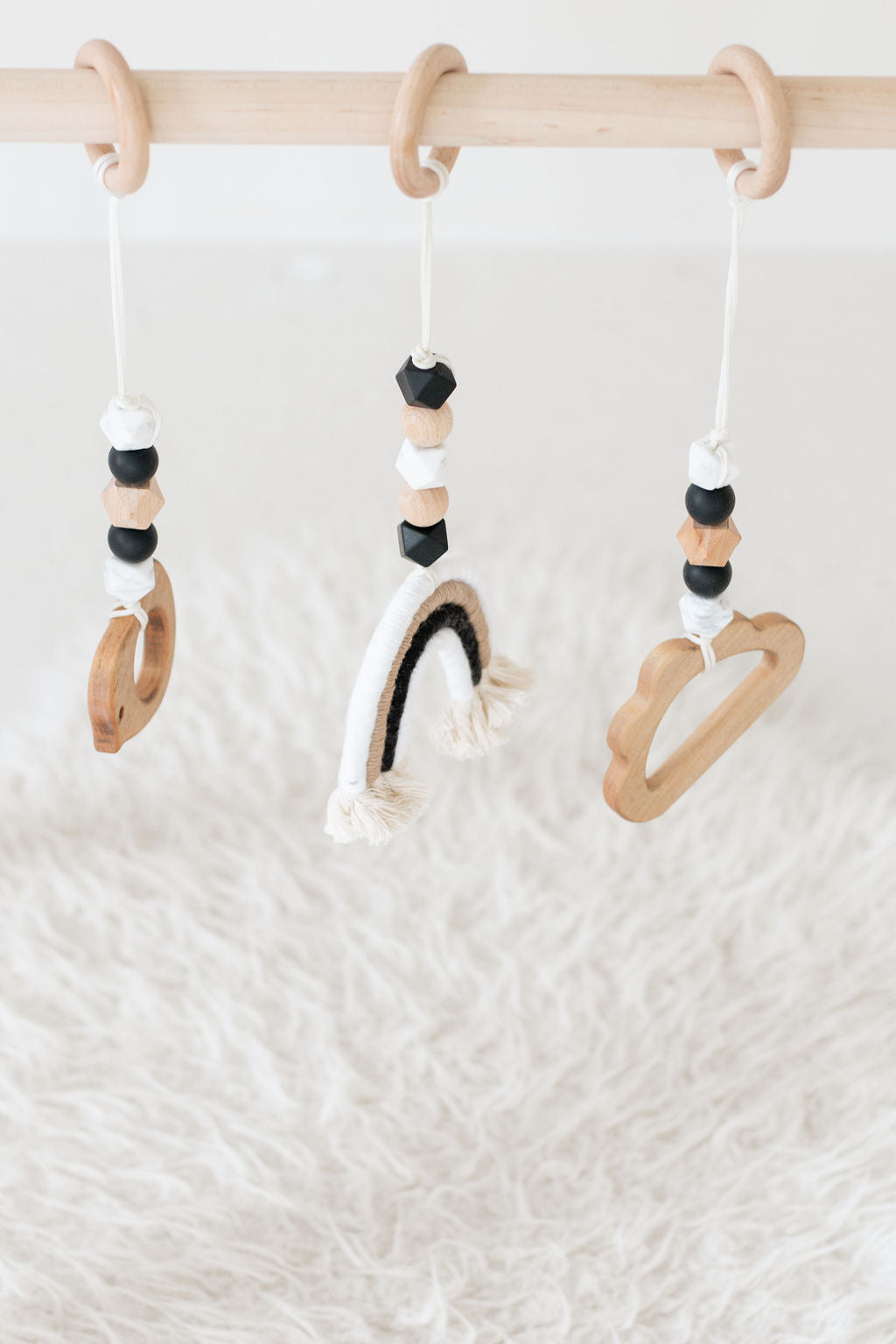 Rainbow Baby Play Gym - Monochrome