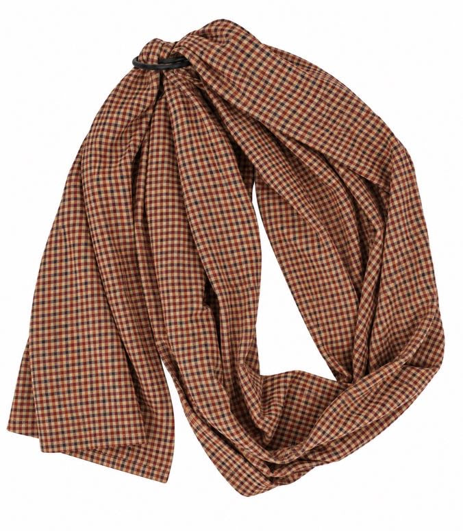 Red Plaid Ring Sling Carrier