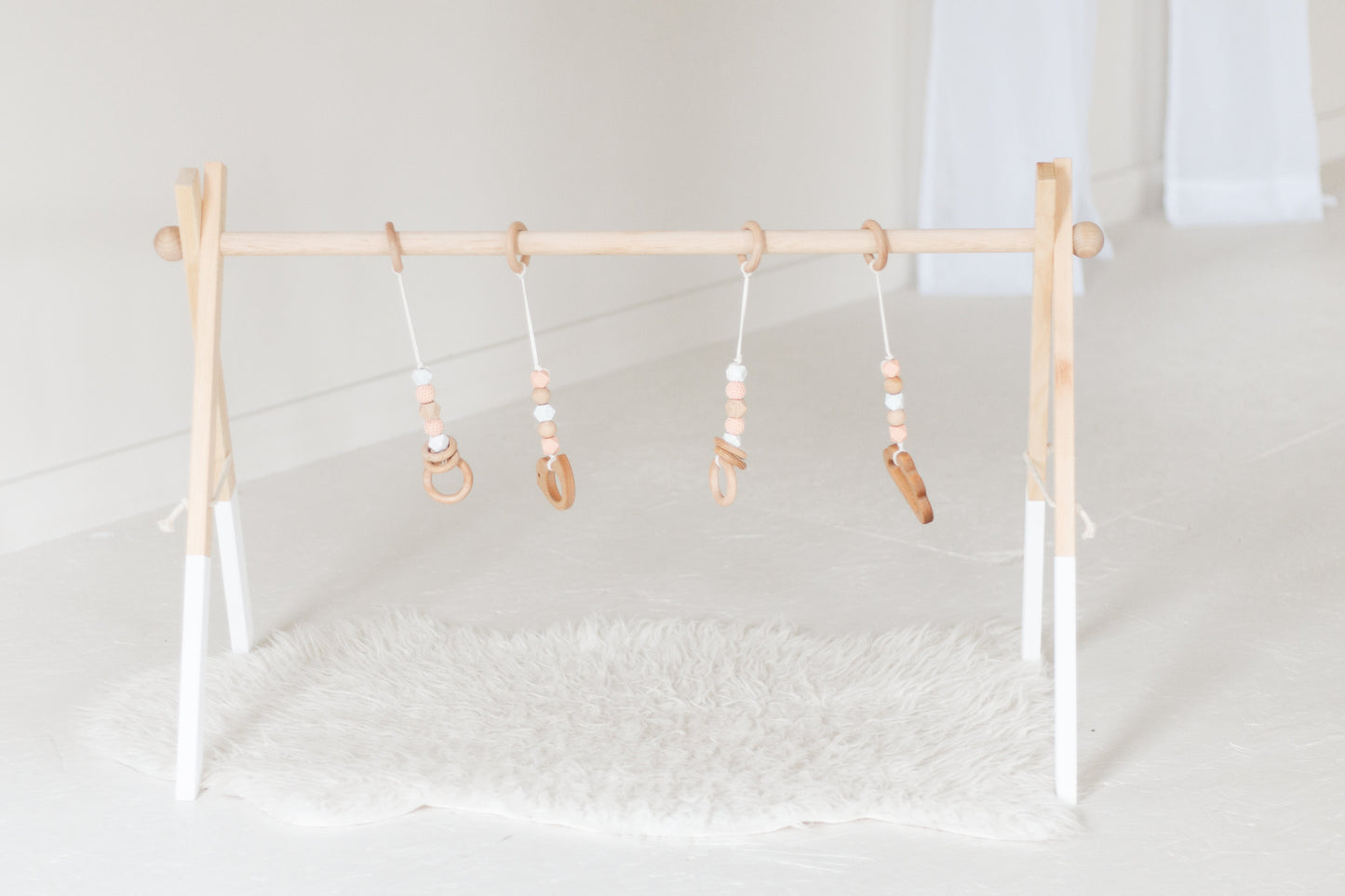 Twin sized Gym/Wooden play gym/baby gym/wooden baby gym/