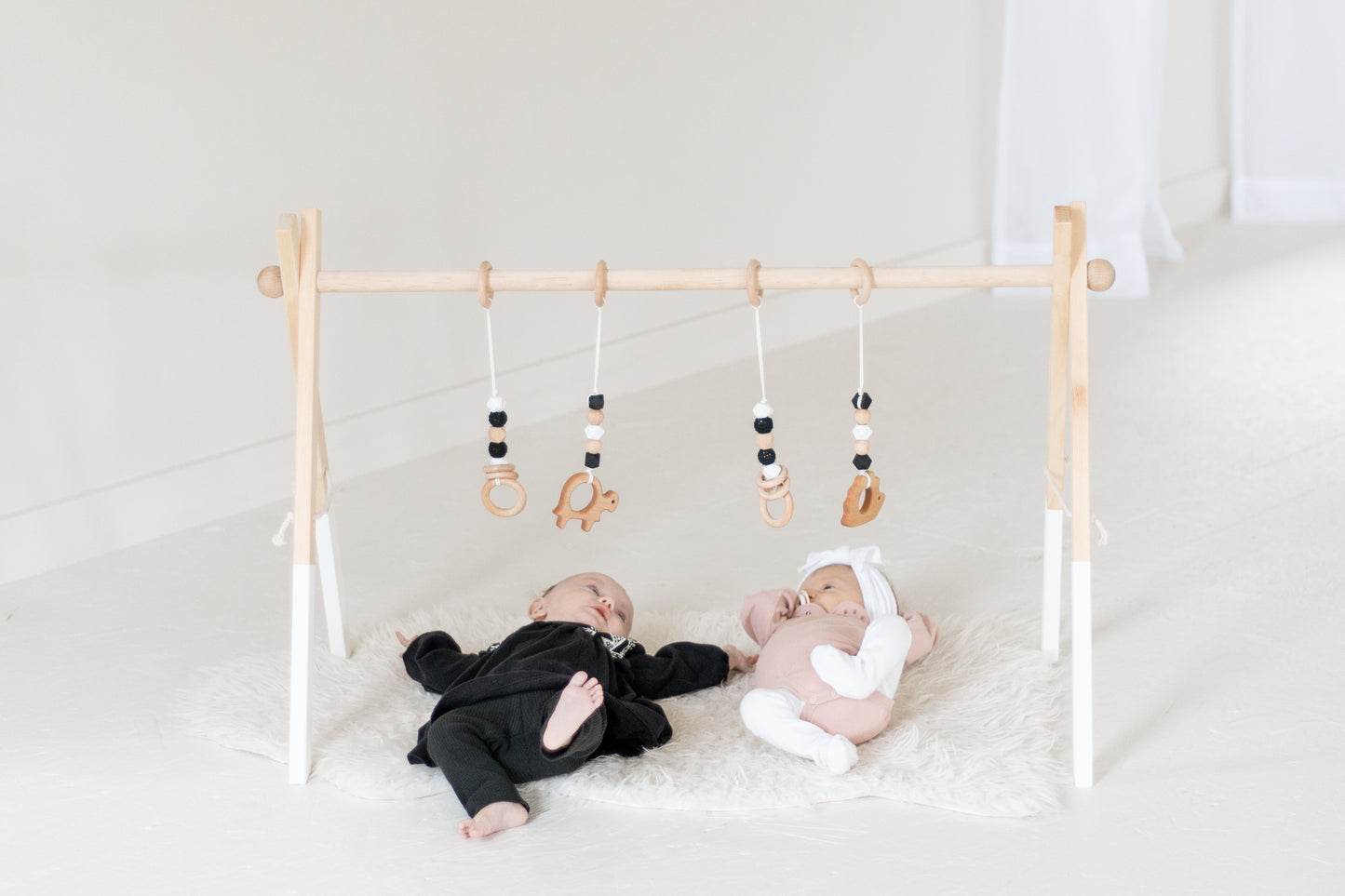 Twin sized Gym/Wooden play gym/baby gym/wooden baby gym/