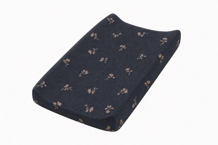 Blue Dandelion Changing Pad Cover