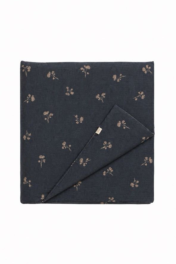 Blue Dandelion Crib Quilted Blanket