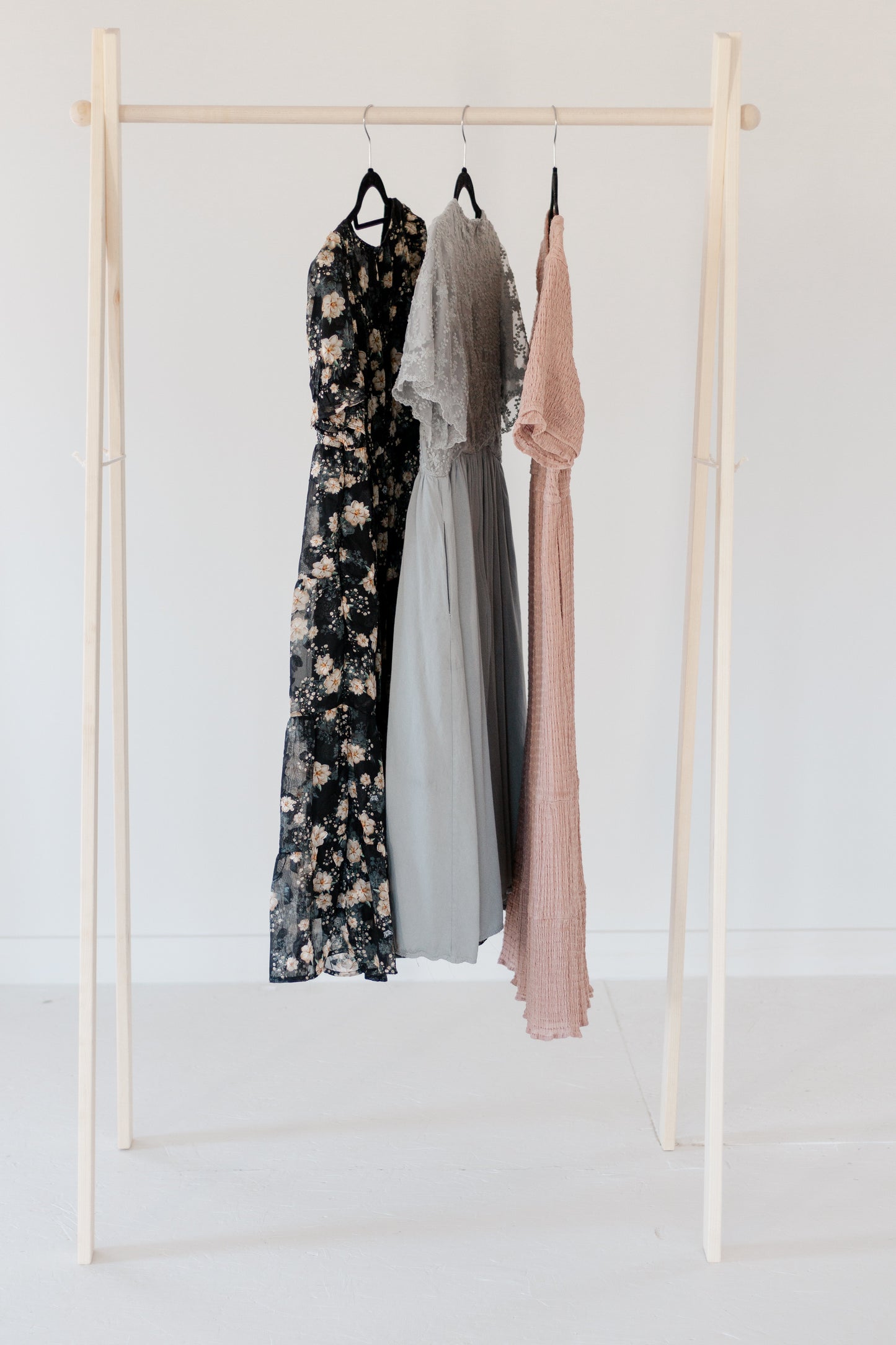 Large Wooden Clothing Rack