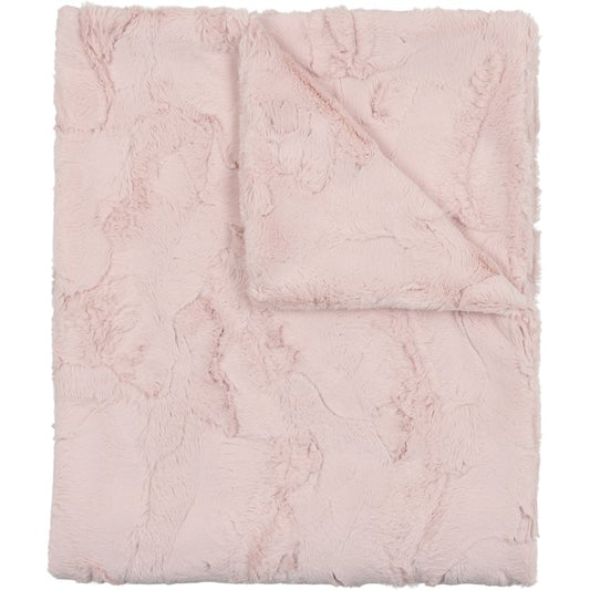 Baby Icy Rose Double-Sided Fur Blanket by Peluche – Soft Cozy Layer