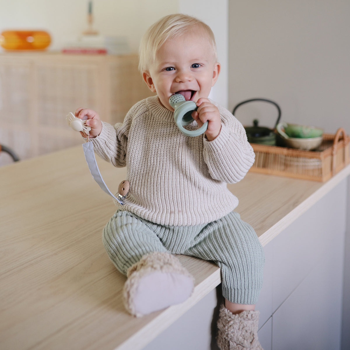 FRIGG Lucky Symmetrical Silicone Pacifier 2-Pack (0-6 Months)