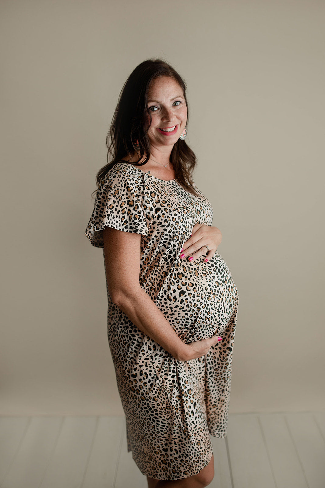 Leopard Print Labor & Delivery Nursing Hospital Gown