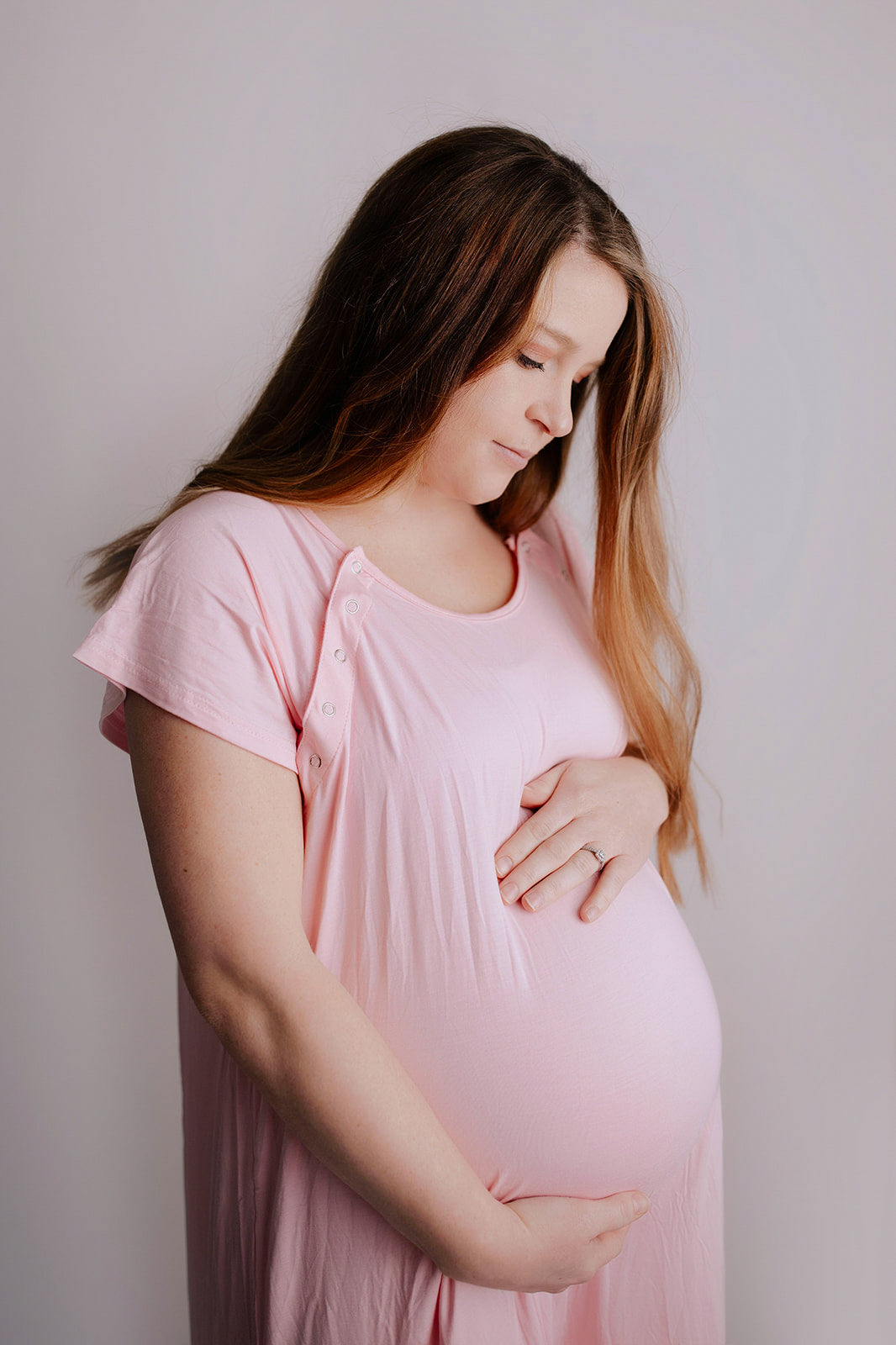 Light Pink Labor and Delivery Nursing Hospital Gown