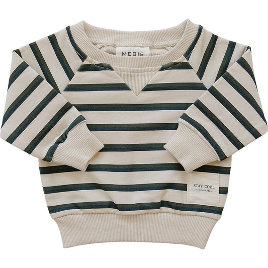 Stay Cool Striped Crewneck