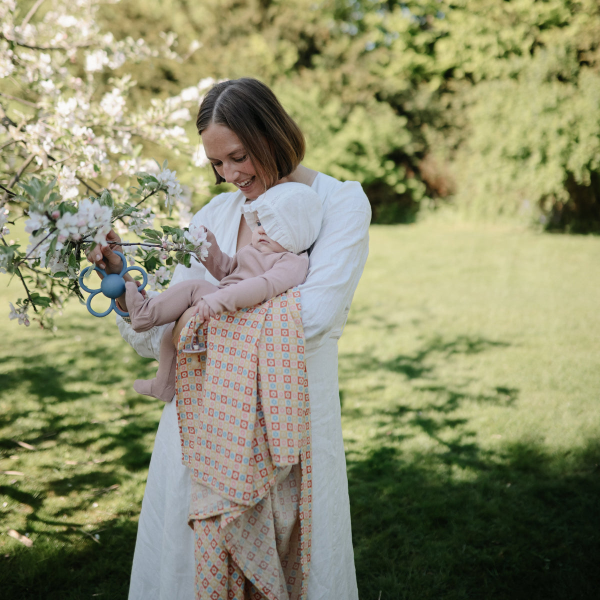 Organic Cotton Muslin Swaddle Blanket