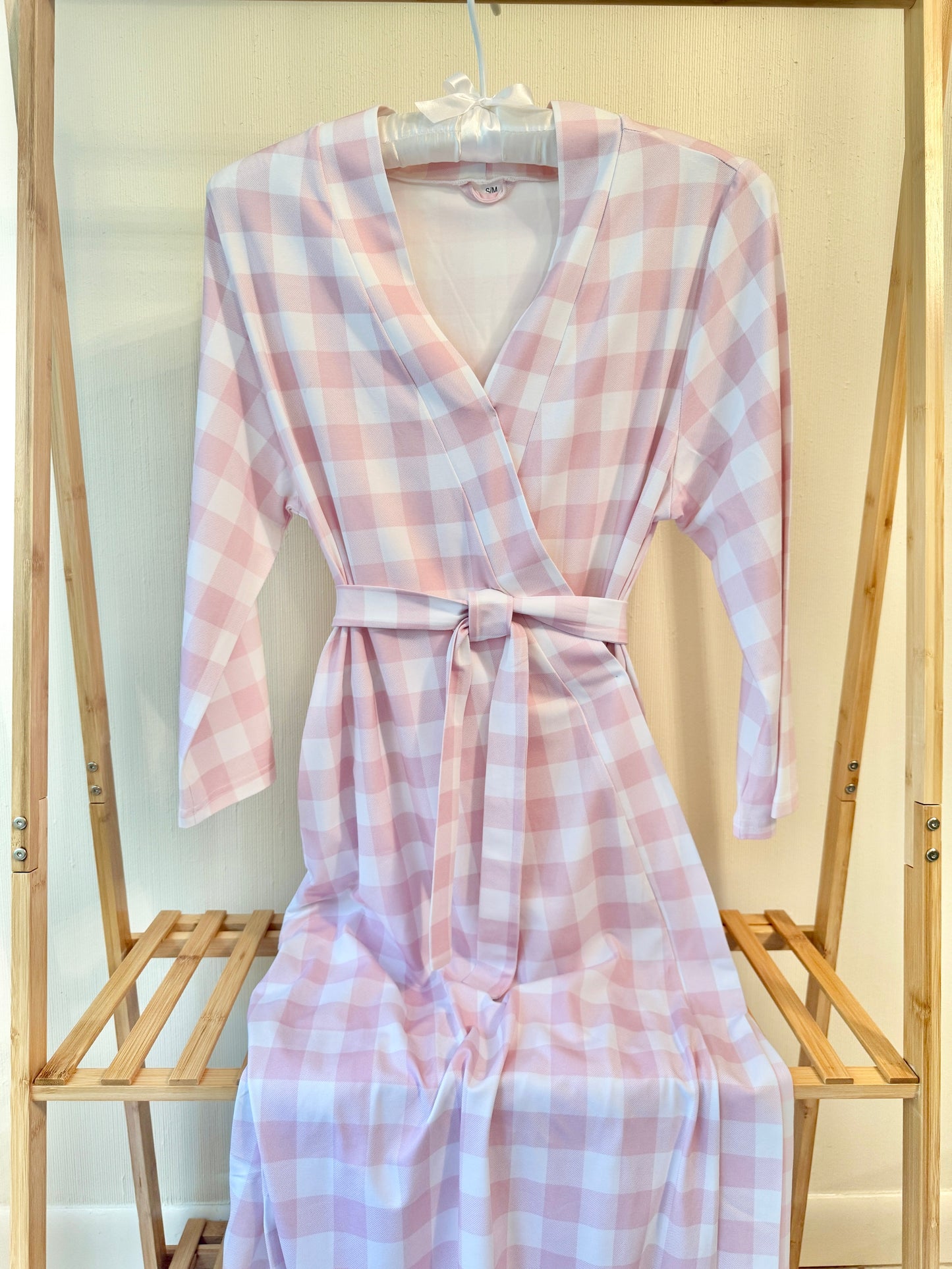 Mommy Robe - Sunday Picnic Pink Blush