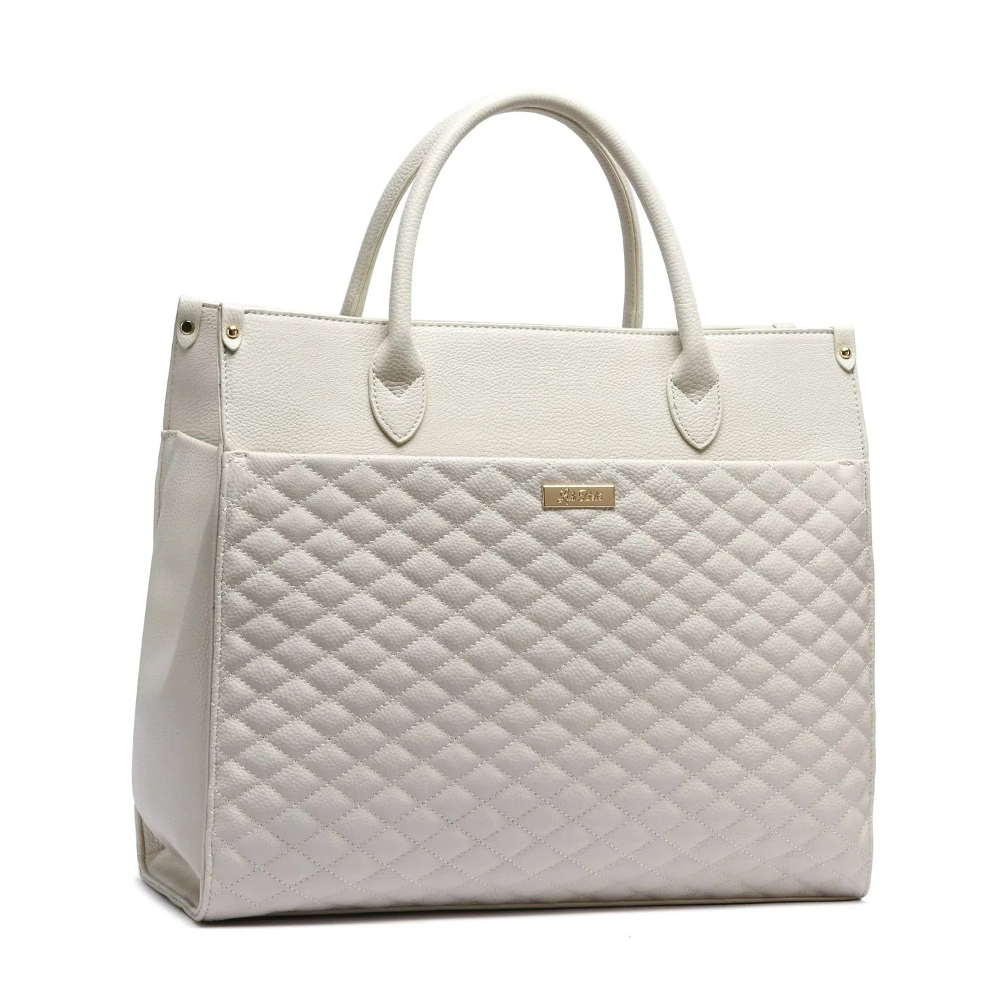 Classic Tote Bag | Pearl White
