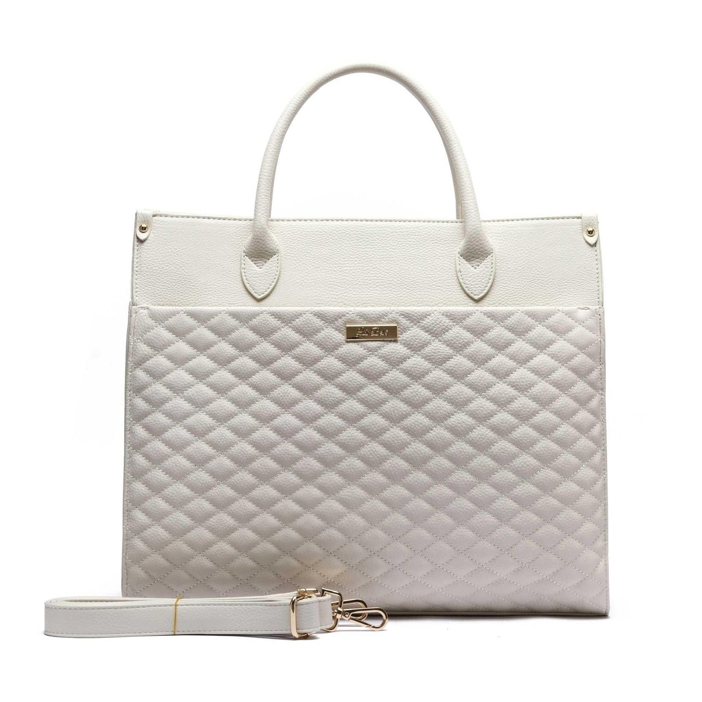 Classic Tote Bag | Pearl White