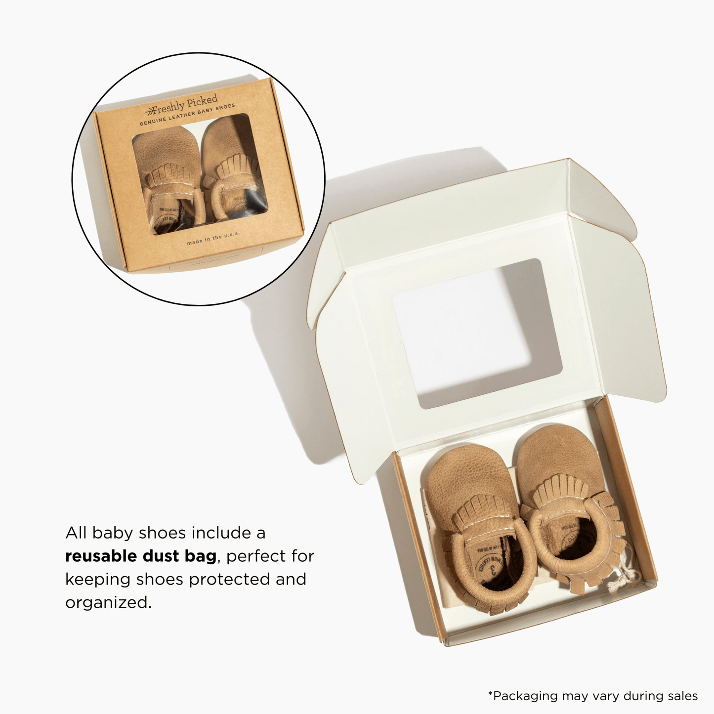 Newborn Almond Speckles Knotted Bow Baby Shoe