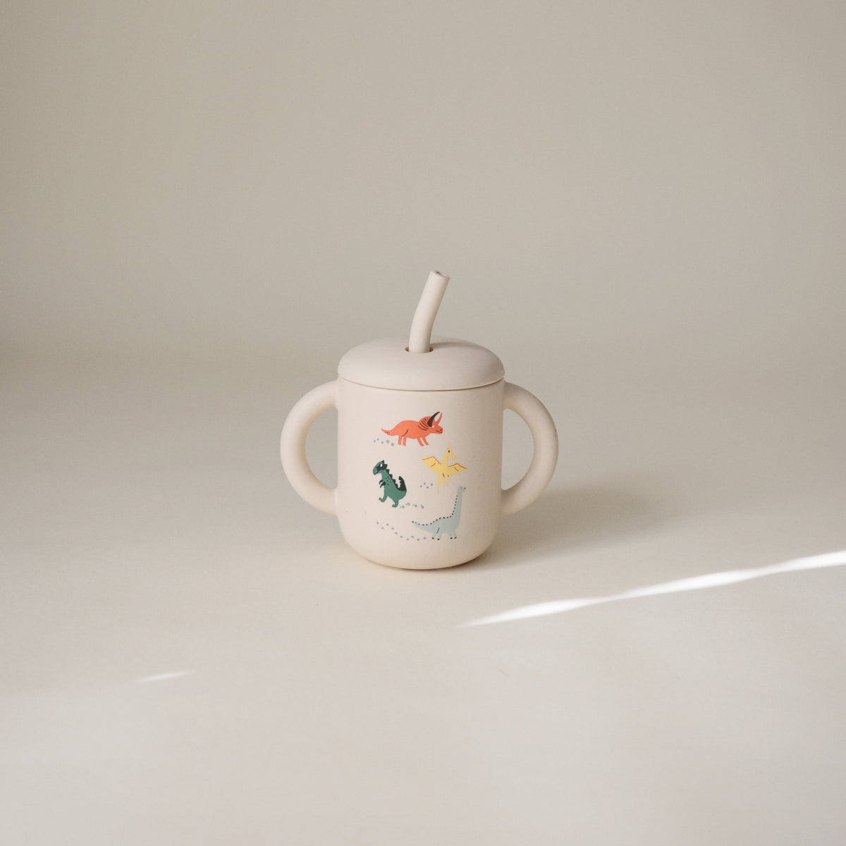 Silicone Training Cup + Straw