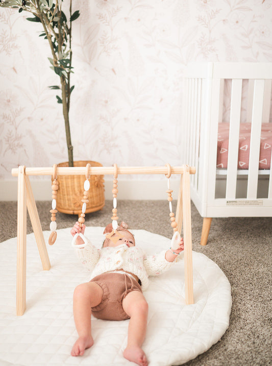 NEW! Wooden Baby Gym