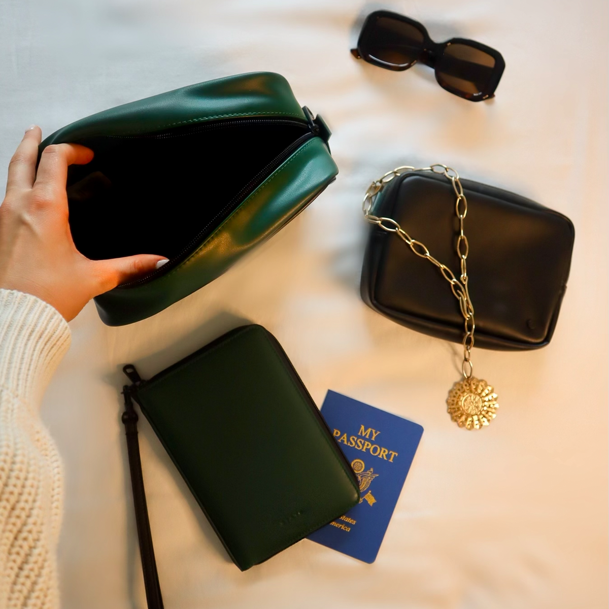Travel Pouch Set of Two