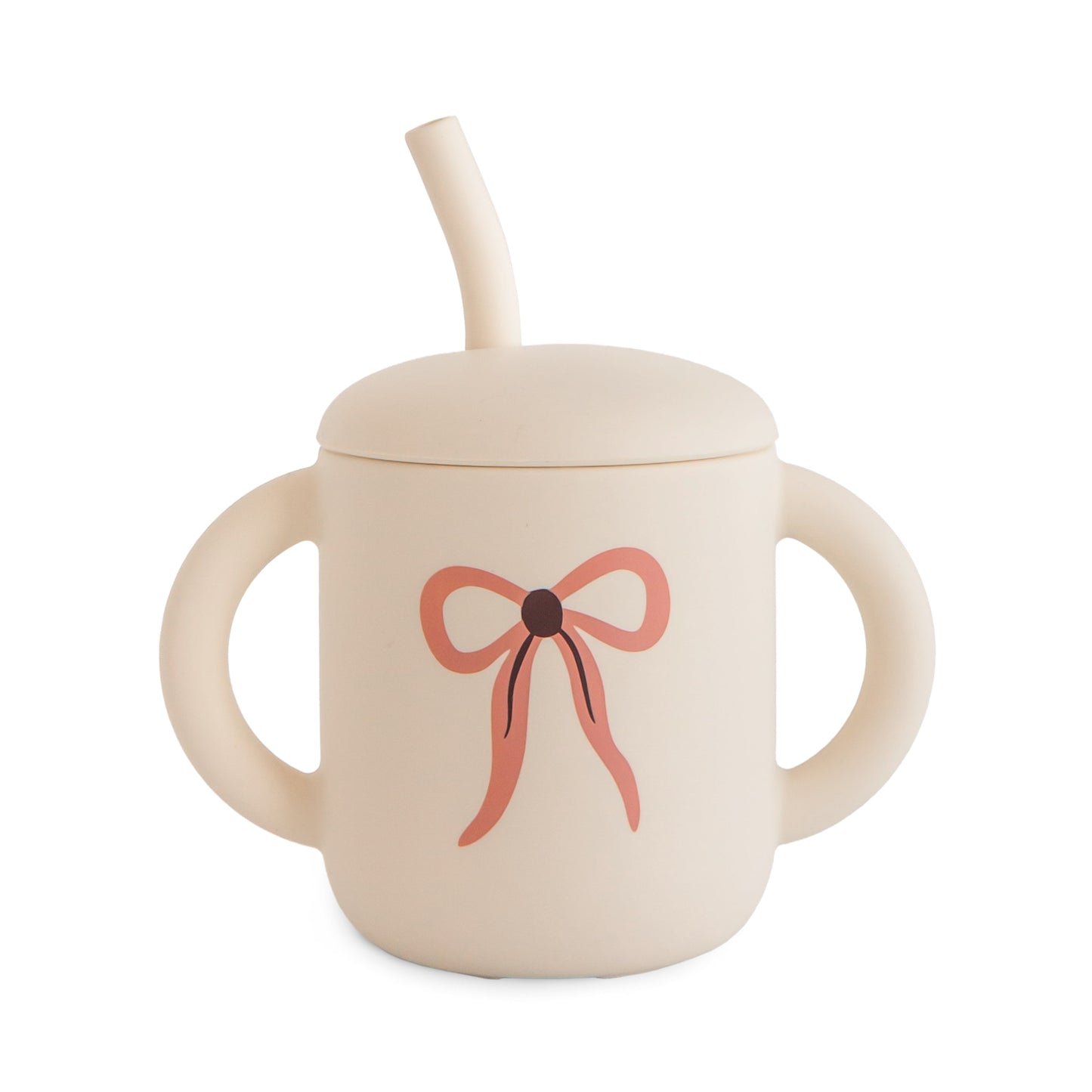 Silicone Training Cup + Straw