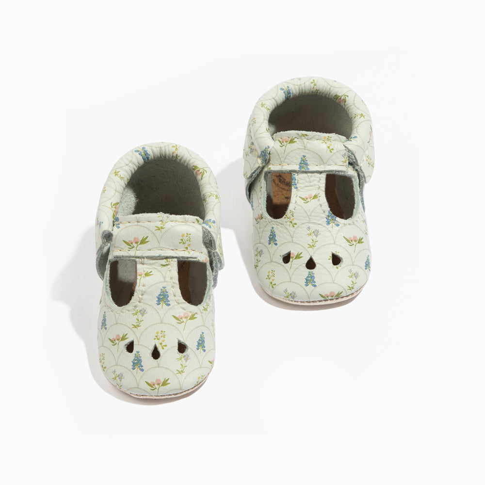 Tea Cup Mary Jane Baby Shoe