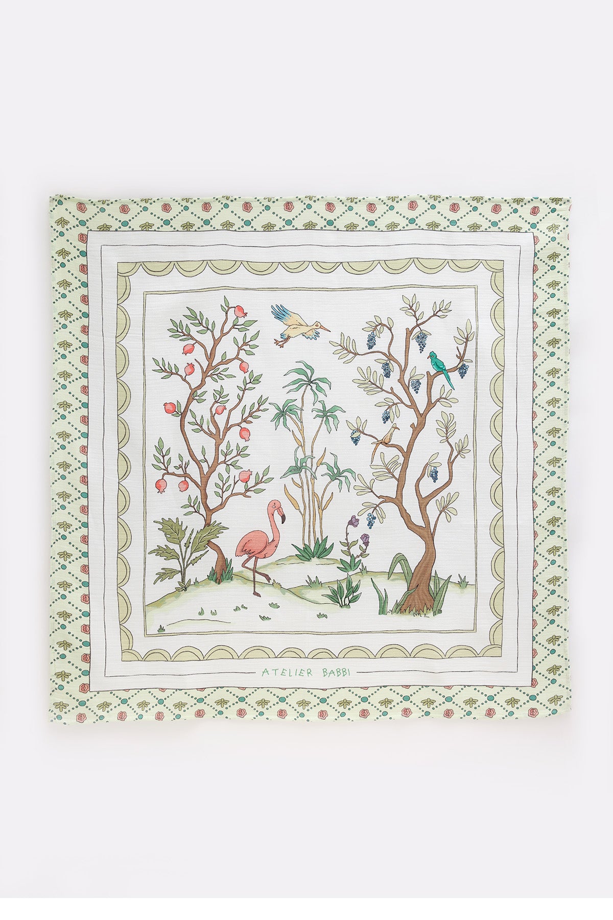 Double-Layer Muslin Baby Swaddle - Spring