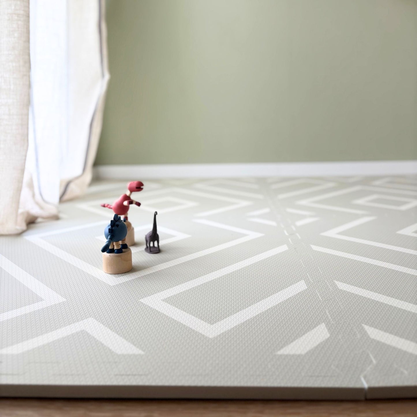 Modern Blocks - Soft Sage - Play Mat