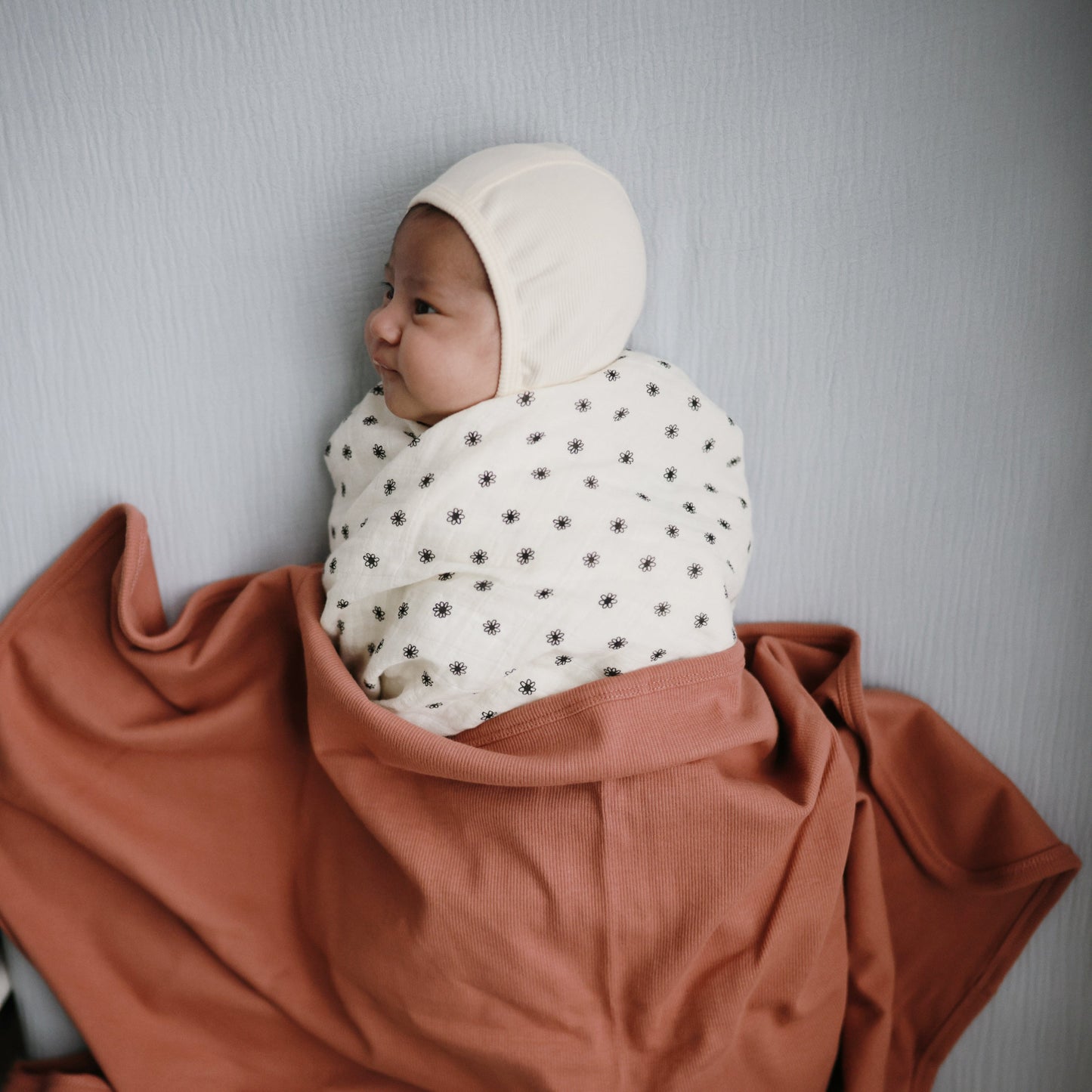 Organic Cotton Muslin Swaddle Blanket