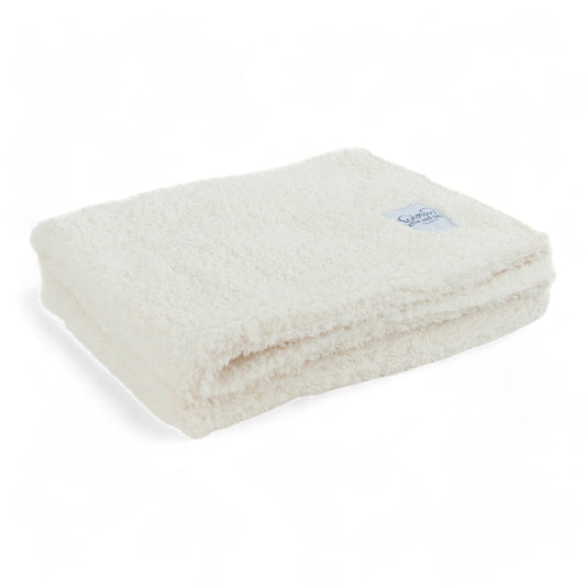 Classic Chenille Baby Blanket – Ivory