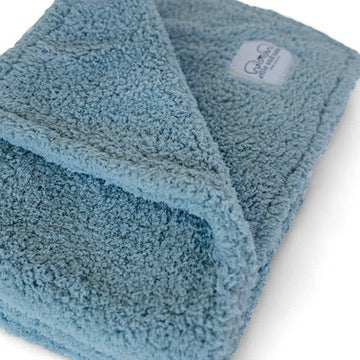Classic Chenille Baby Blanket - Powder Blue