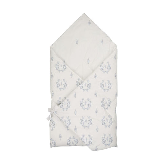 Peluche Blue Botanical Baby Wrap Playmat