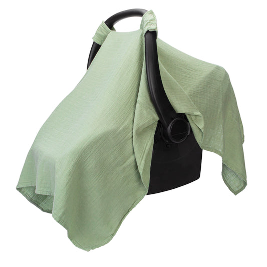 Baby Car Seat Cover by Comfy Cubs - Sage
