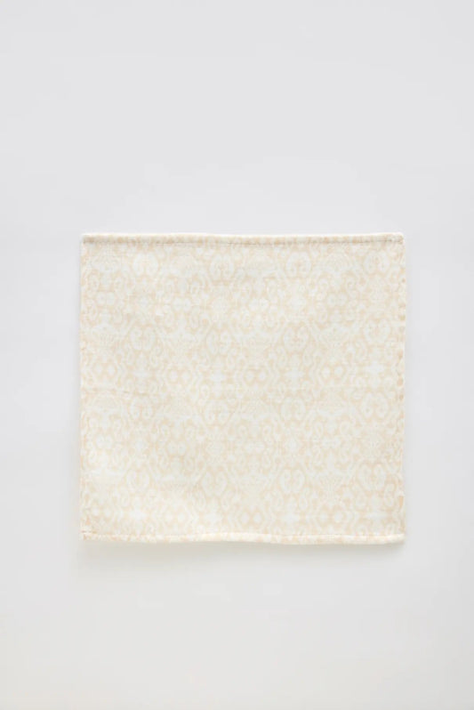 Burp Cloth - Ikat/Blue