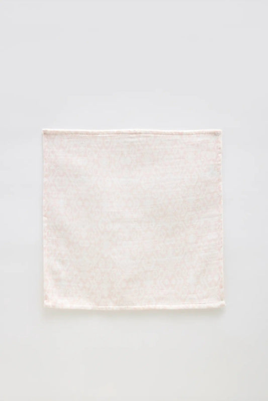 Burp Cloth - Ikat/Pink