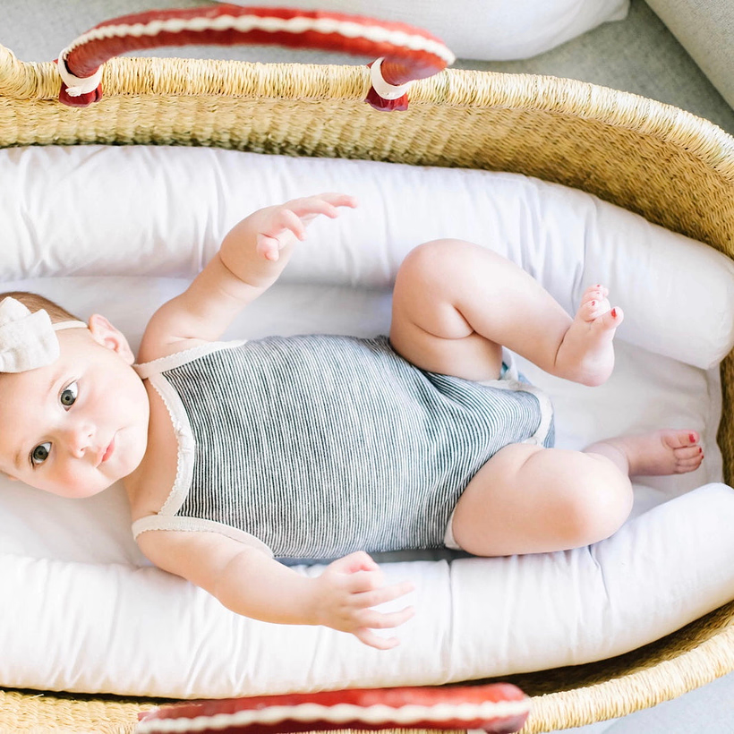 Circle Handle Moses Basket