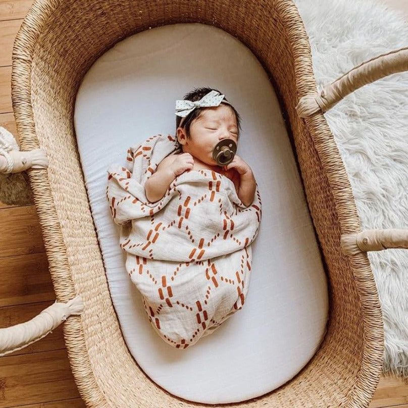 Cream Handle No Hood Moses Basket
