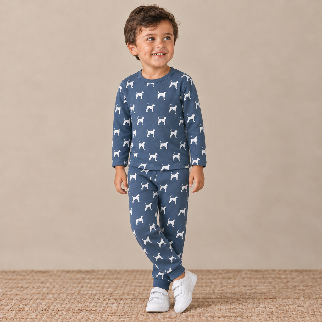 Organic Tee & Pants Set - Dog