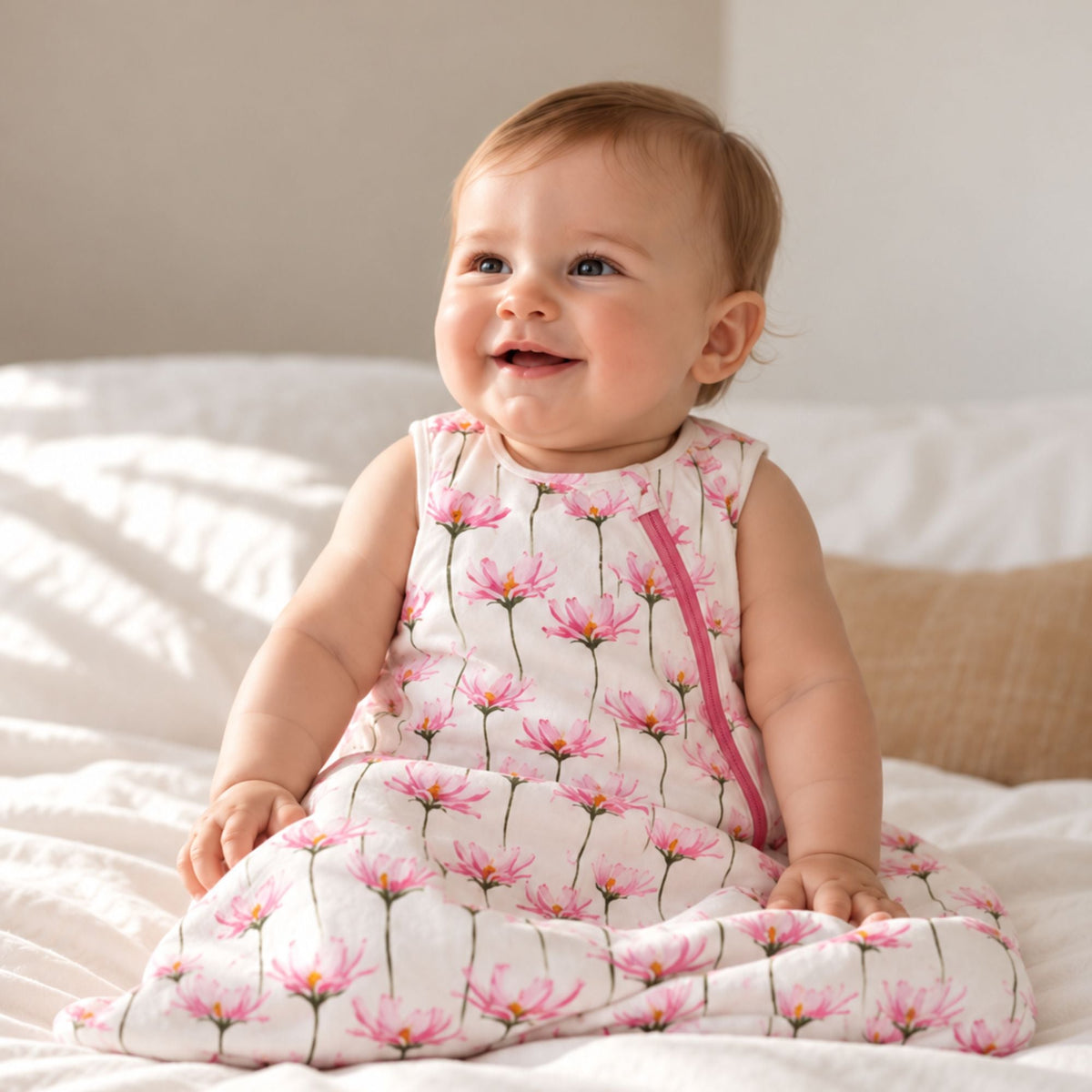 One & Done Sleep Sack - Pink Petals