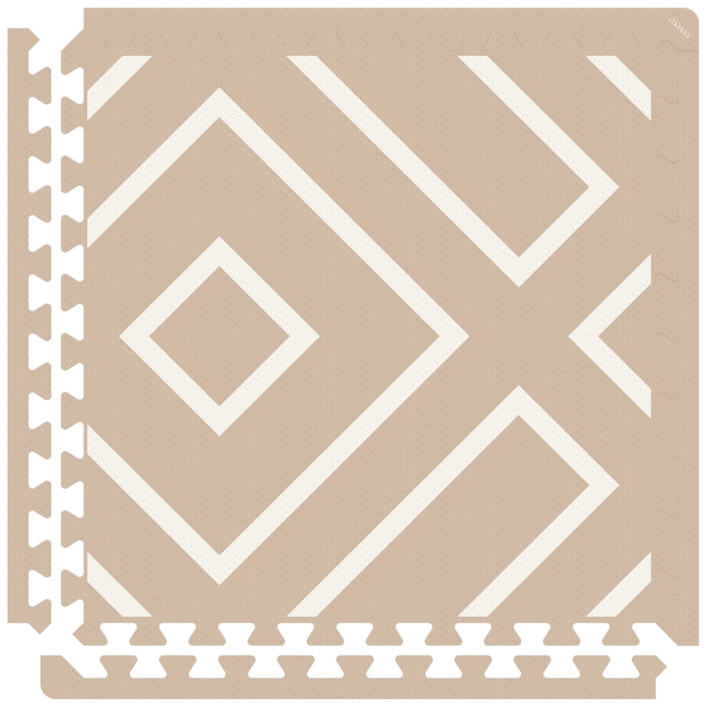 Modern Blocks - Desert Sand - Play Mat