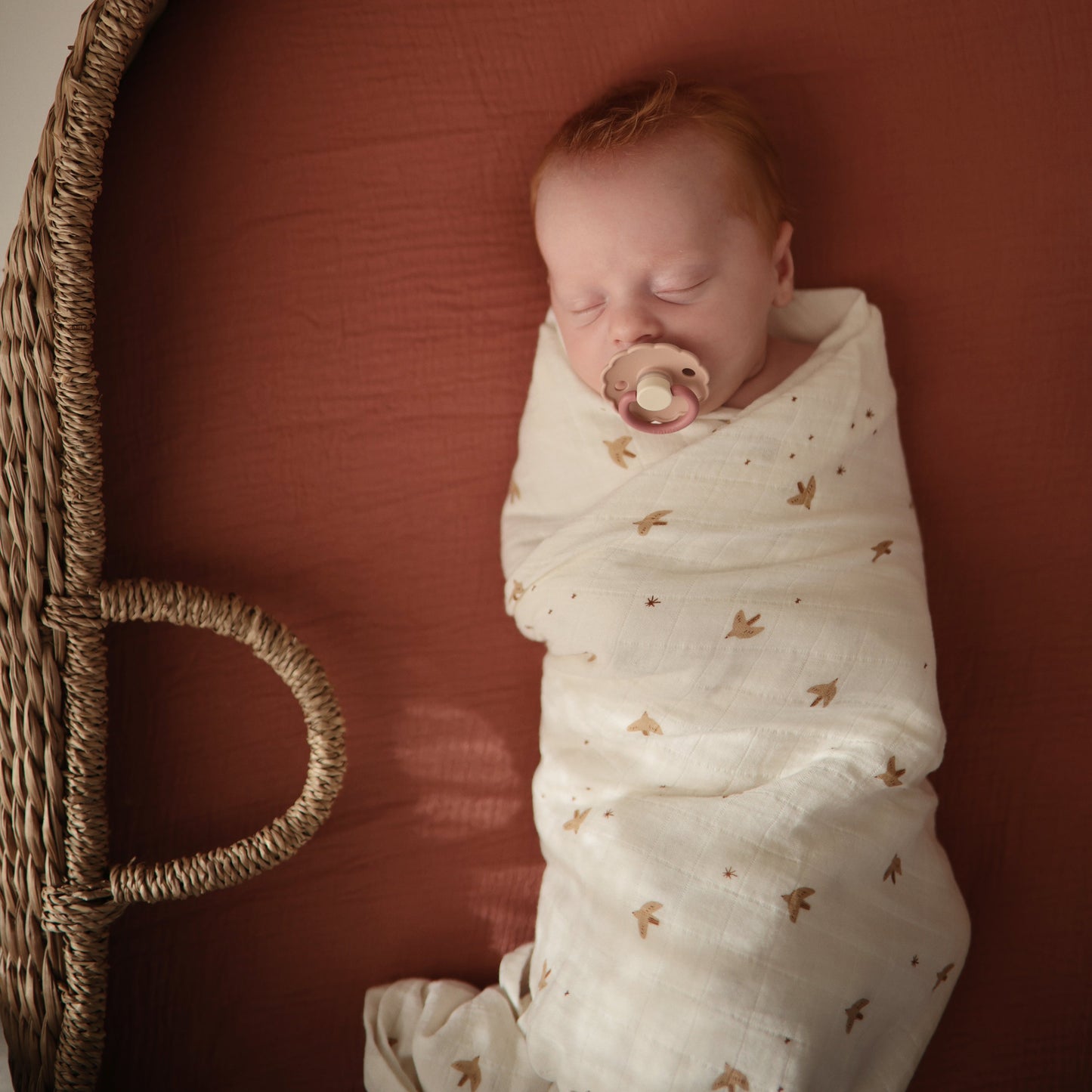 Organic Cotton Muslin Swaddle Blanket