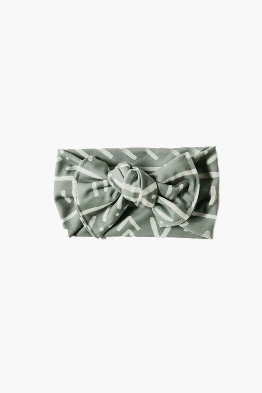 Succulent Bow Headwrap